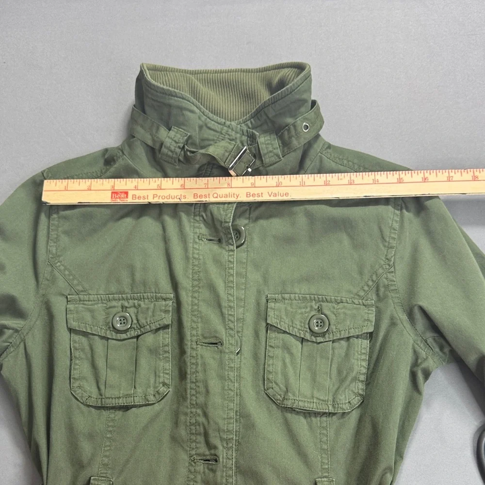 Forever 21 Olive Utility 100% cotton Jacket Size M‎